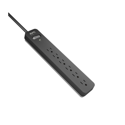 APC PE610 surge protector Black, Grey 6 AC outlet(s) 3.05 m