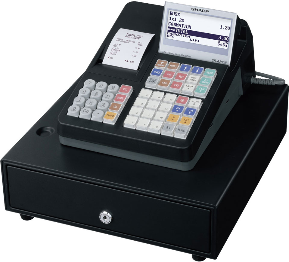 Sharp ER-A280N cash register LCD