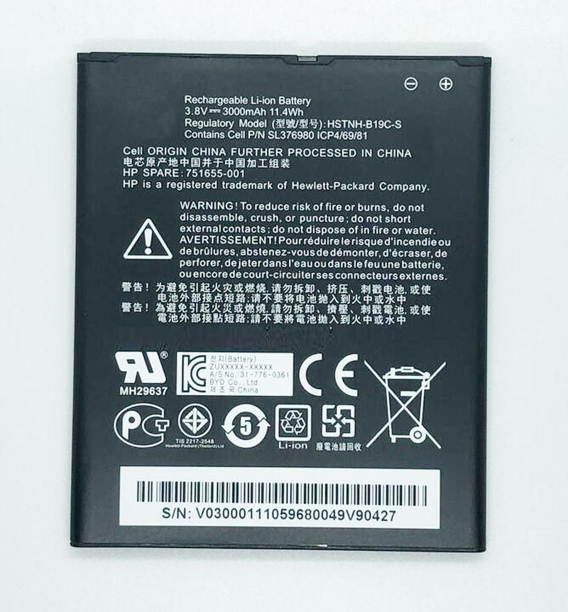 CoreParts TABX-BAT-HPT630SL industrial rechargeable battery Lithium Polymer (LiPo) 3000 mAh 3.8 V