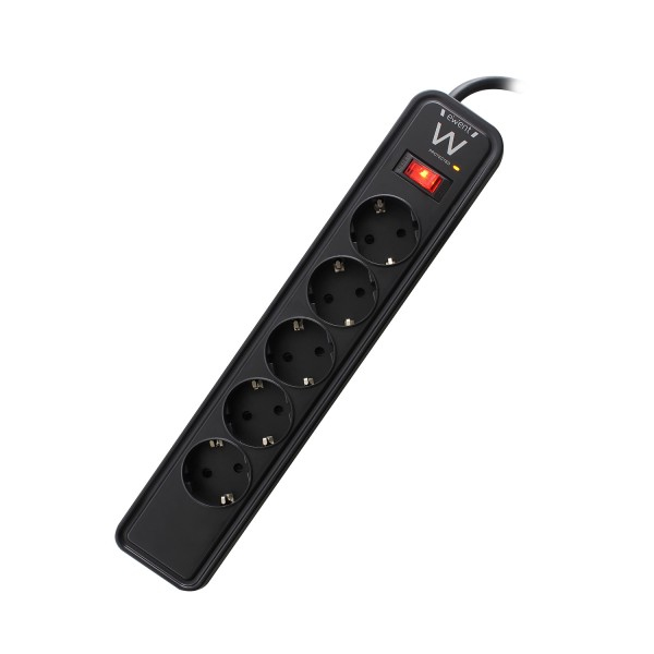Ewent EW3951 Black 5 AC outlet(s) 1.5 m