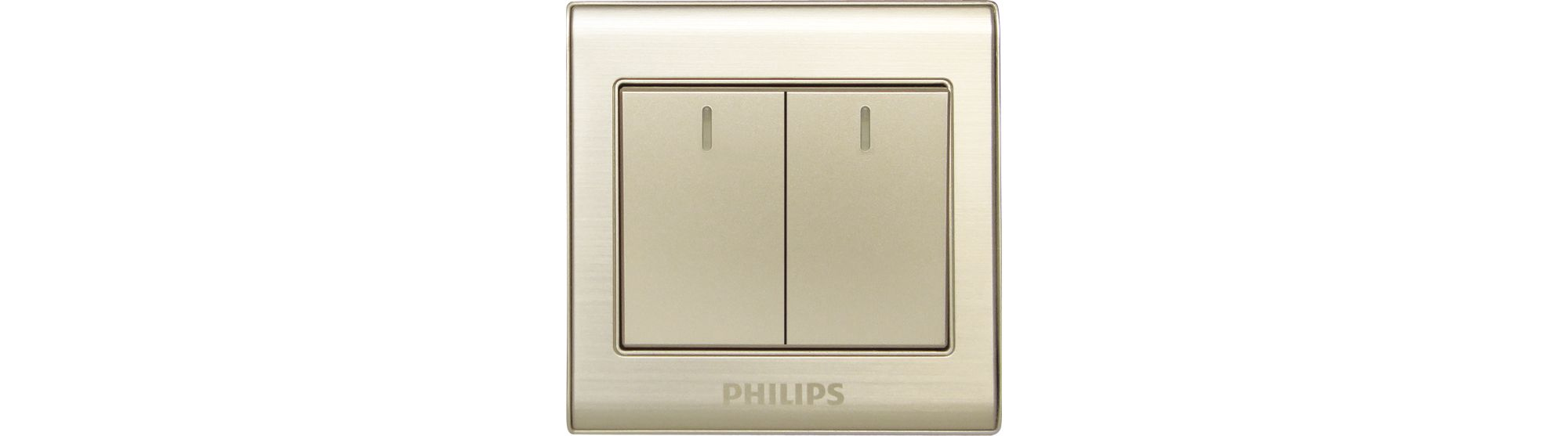 Philips 692341078068000 light switch Polycarbonate (PC) Champagne, Gold