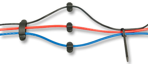 Lindy 40763 cable tie Black, Transparent