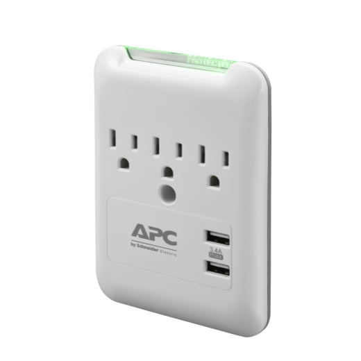 APC Essential SurgeArrest White 3 AC outlet(s) 120 V