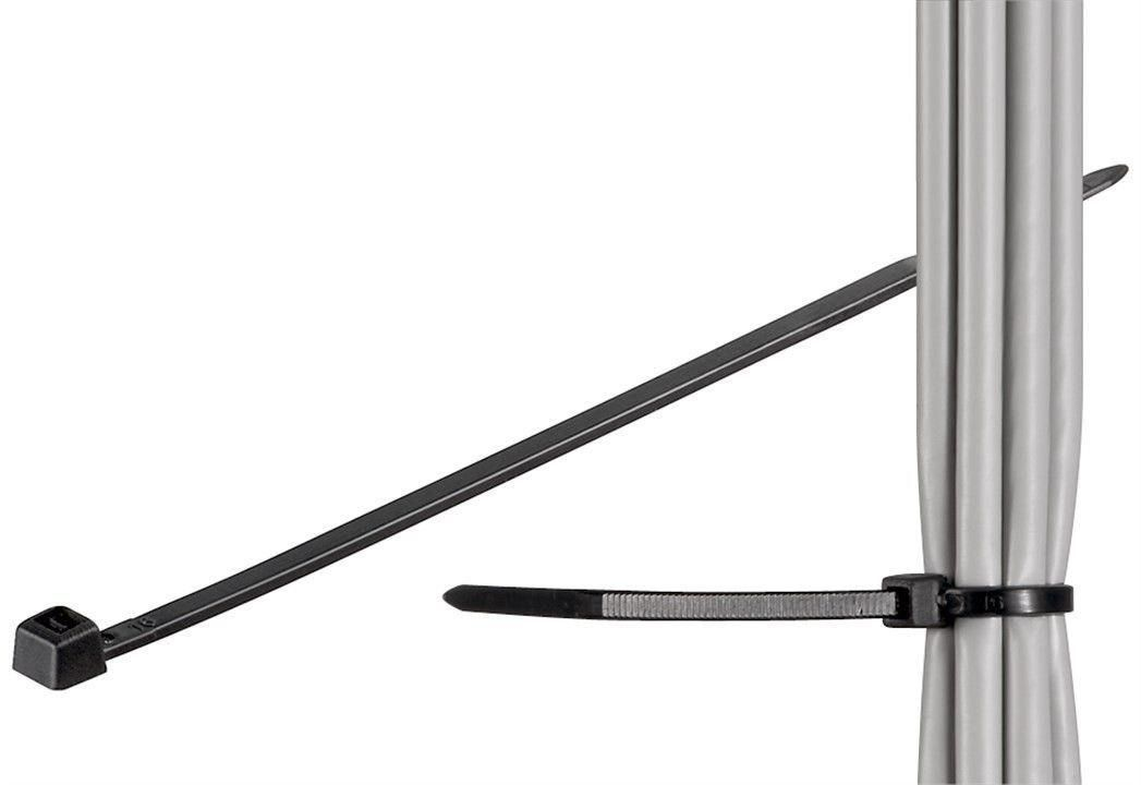 Microconnect CABLETIE10 cable tie Ladder cable tie Nylon Black 100 pc(s)