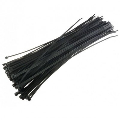 Techly 306394 cable tie Beaded cable tie Nylon Black 100 pc(s)