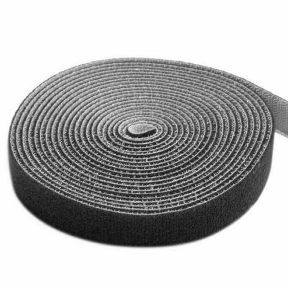 Techly Velcro Roll Cable Management Length 10m Width 20mm Black