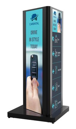 Peerless KIP588-3LG-EUK signage display enclosure