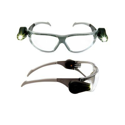 3M LED Light Vision Safety glasses Grey