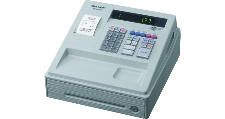 Sharp XE-A137X cash register Direct thermal LED