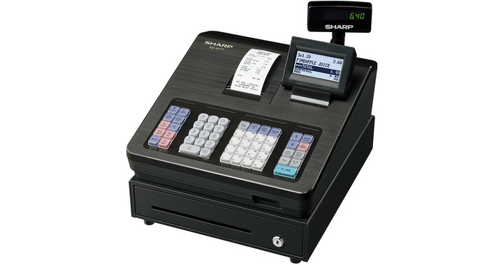 Sharp XE-A177X cash register Direct thermal LCD