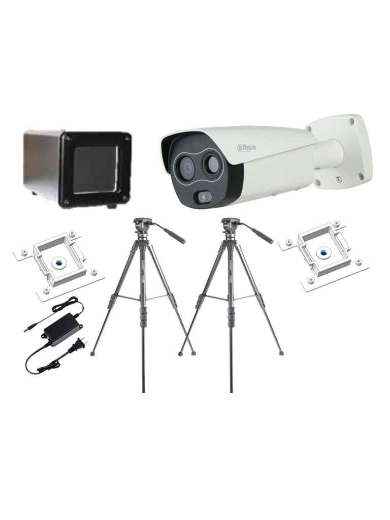 Dahua Technology BF5421PAQ1-COVIDKIT thermal imaging camera Uncooled VOx Focal Plane Detector/CMOS White 1/2.8" 300 x 400 pixels 0.002 lx