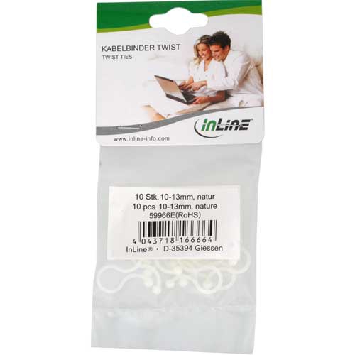 InLine 59966F cable tie White