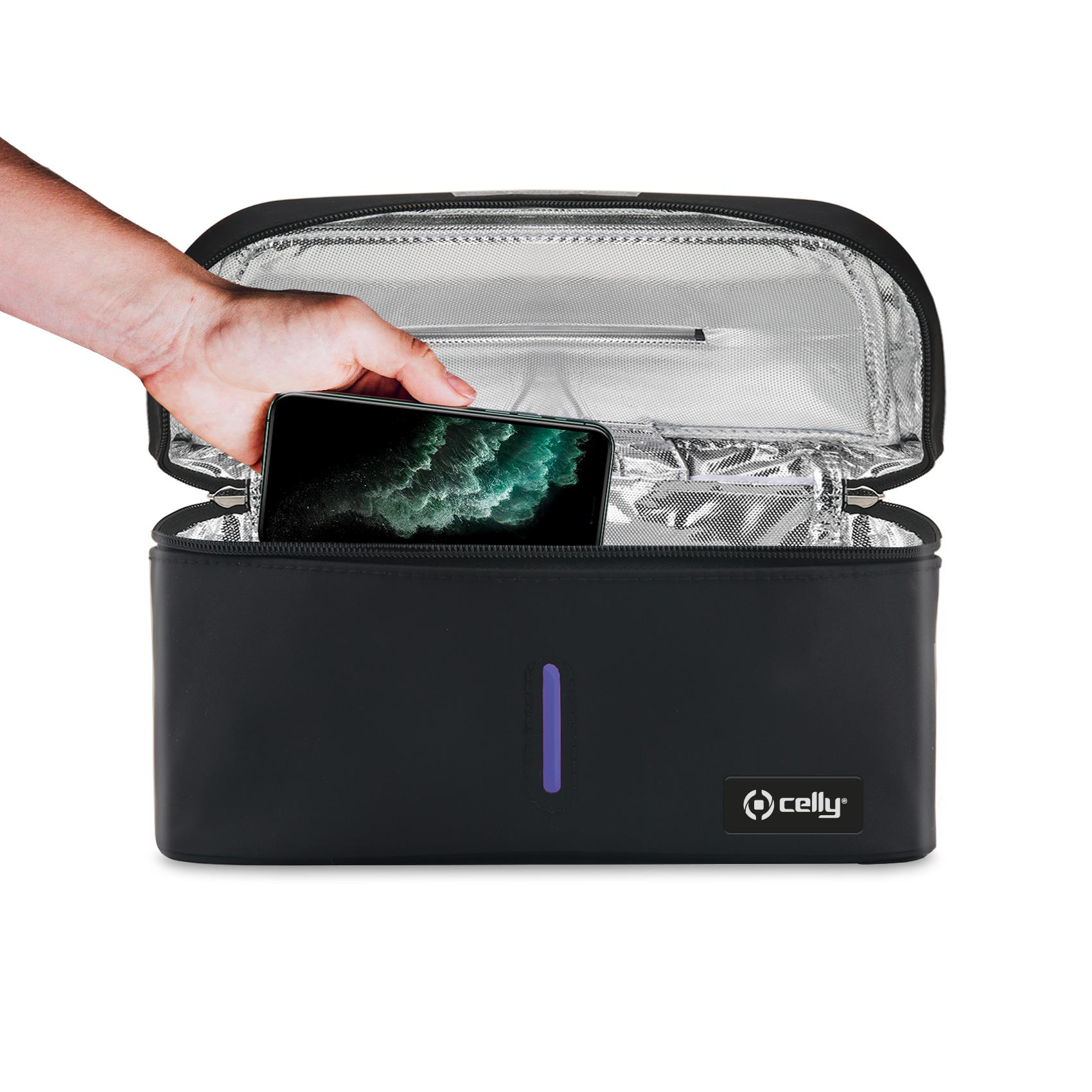 Celly STERILIZERBAG ultraviolet sterilizer Black UV-C