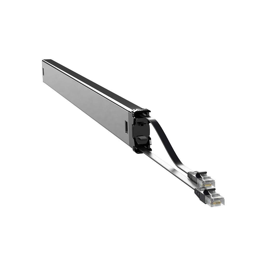 PATCHBOX C60STPXC6XX31K cable organizer Rack Cable tray Black, Silver 1 pc(s)