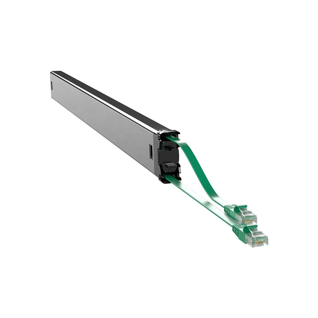 PATCHBOX C60STPXC6XX31G cable organizer Rack Cable tray Green, Grey, Silver 1 pc(s)