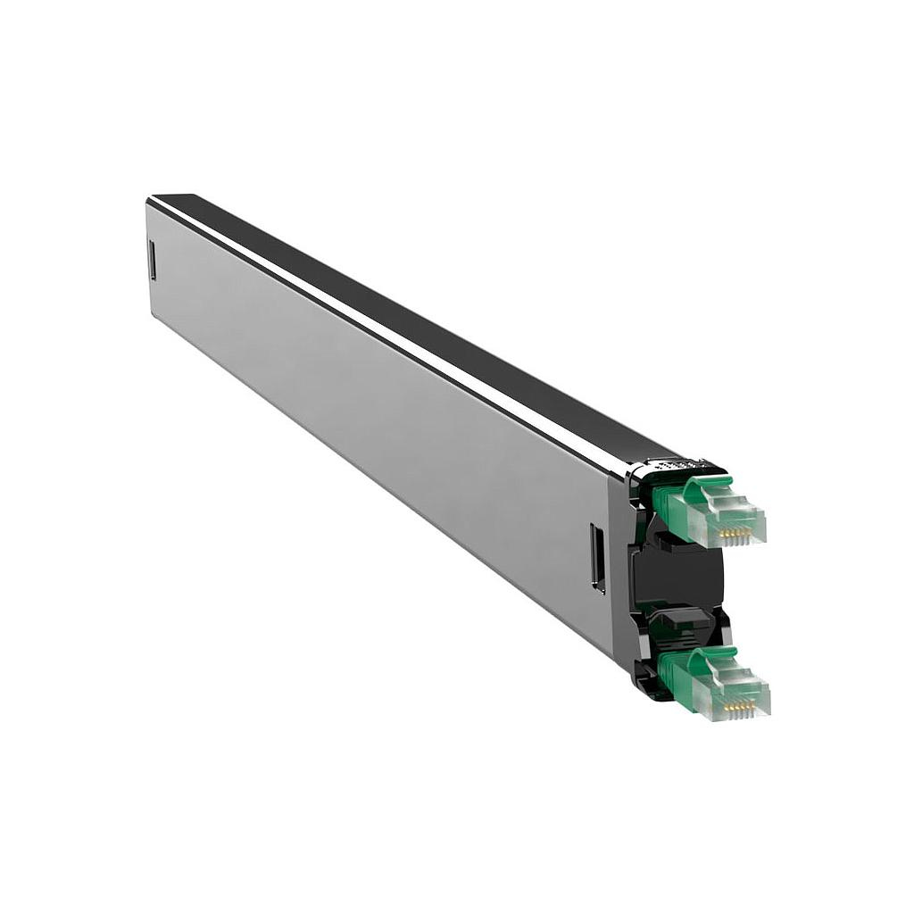 PATCHBOX C60STPXC6XXX1G cable organizer Rack Cable tray Black, Green, Silver 1 pc(s)