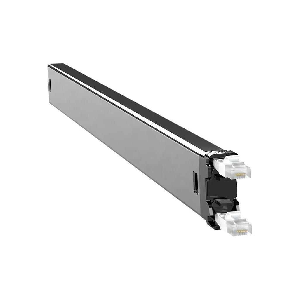 PATCHBOX C60STPXC6XXX1W cable organizer Rack Cable tray Black, Silver, White 1 pc(s)