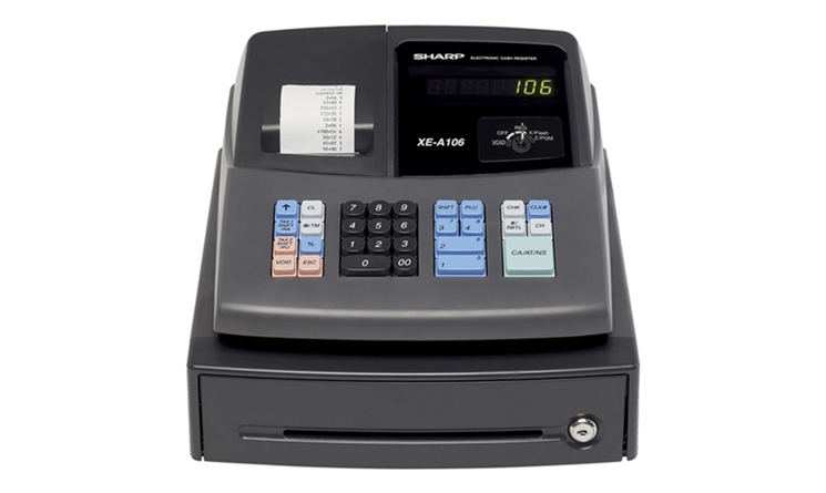 Sharp XEA-106 cash register Drum-serial 80 PLUs LED