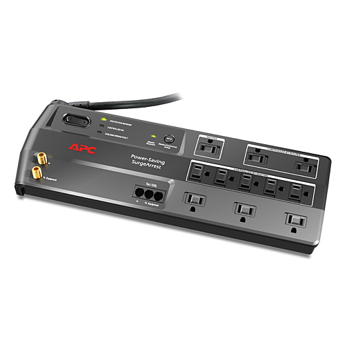 APC P11GTV surge protector Black 11 AC outlet(s) 120 V 1.83 m