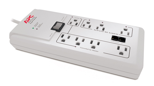 APC P8GT surge protector White 8 AC outlet(s) 120 V 1.83 m