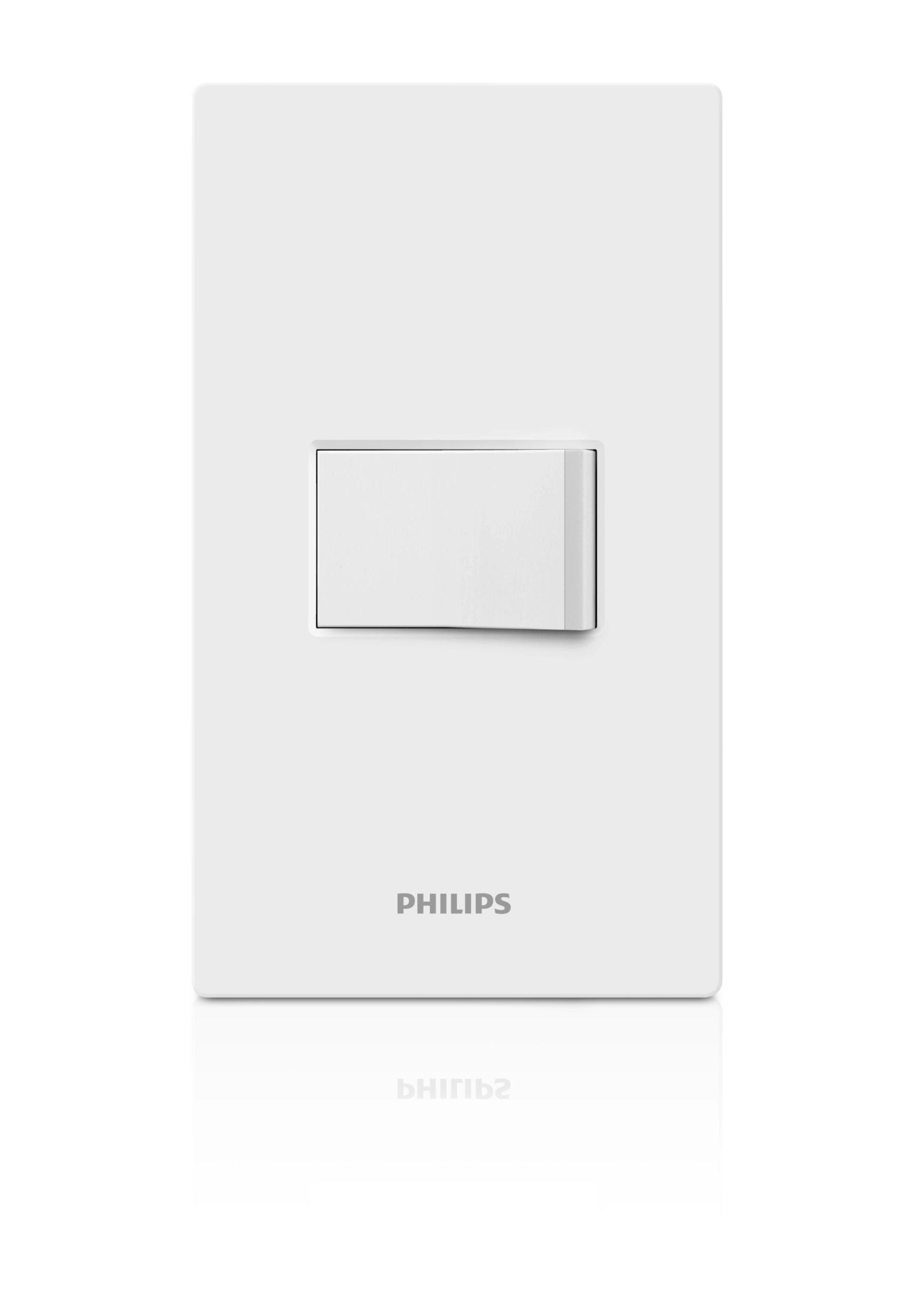 Philips 8718699673765 light switch Polycarbonate (PC) White
