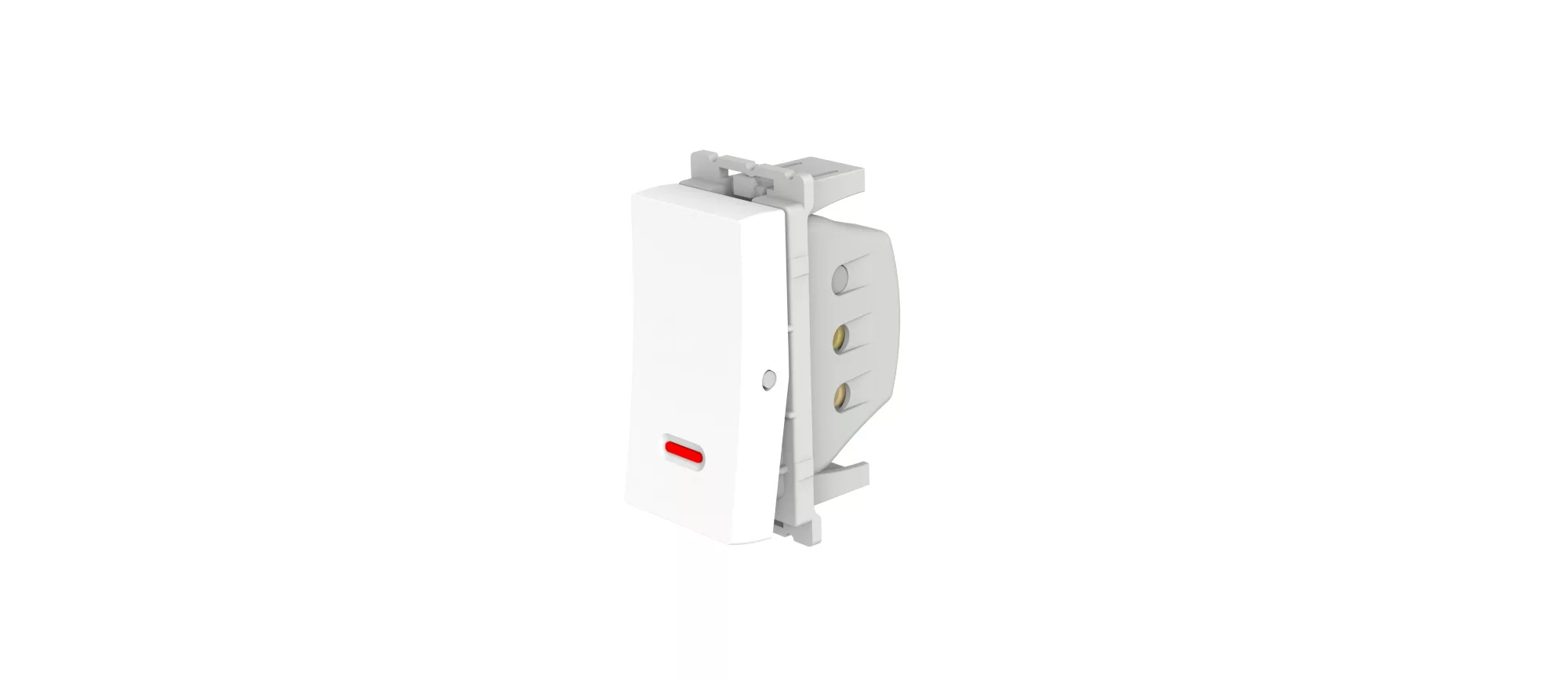 Philips 913713988501 light switch Metal, Plastic White