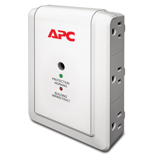 APC P6WT surge protector White 6 AC outlet(s) 120 V