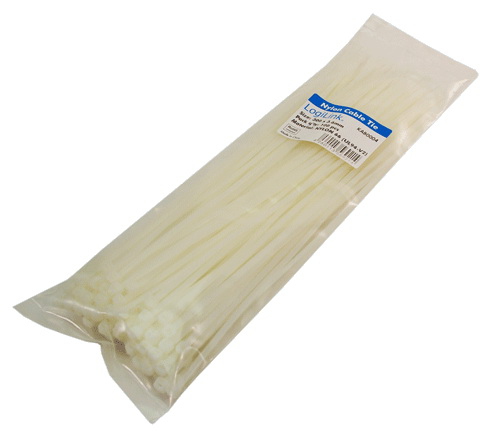 LogiLink KAB0004 cable tie Nylon White