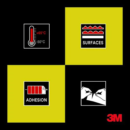 3M PT39944 duct tape Suitable for indoor use 50 m Fabric Yellow