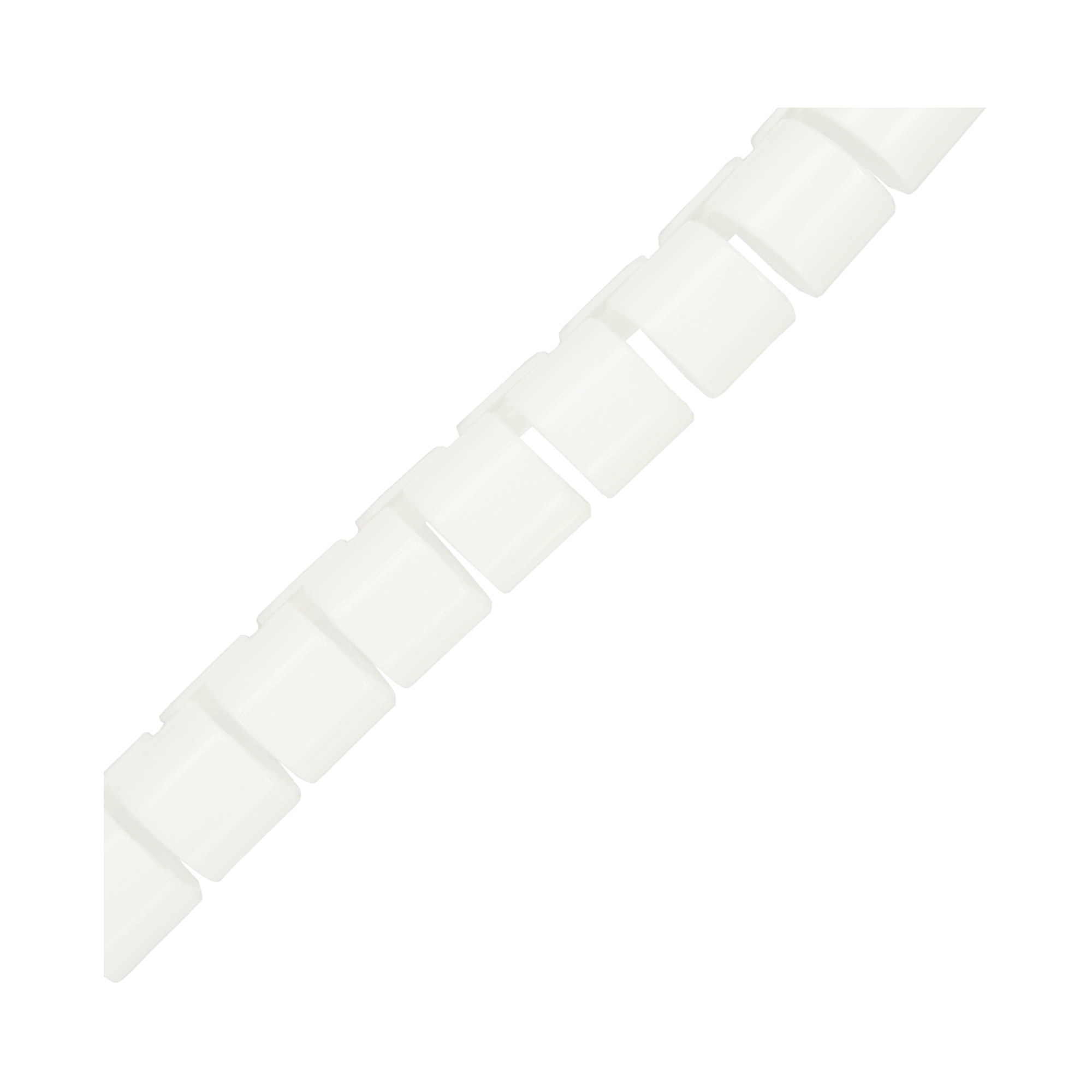 InLine flexible cable channel 10m, white, 15mm