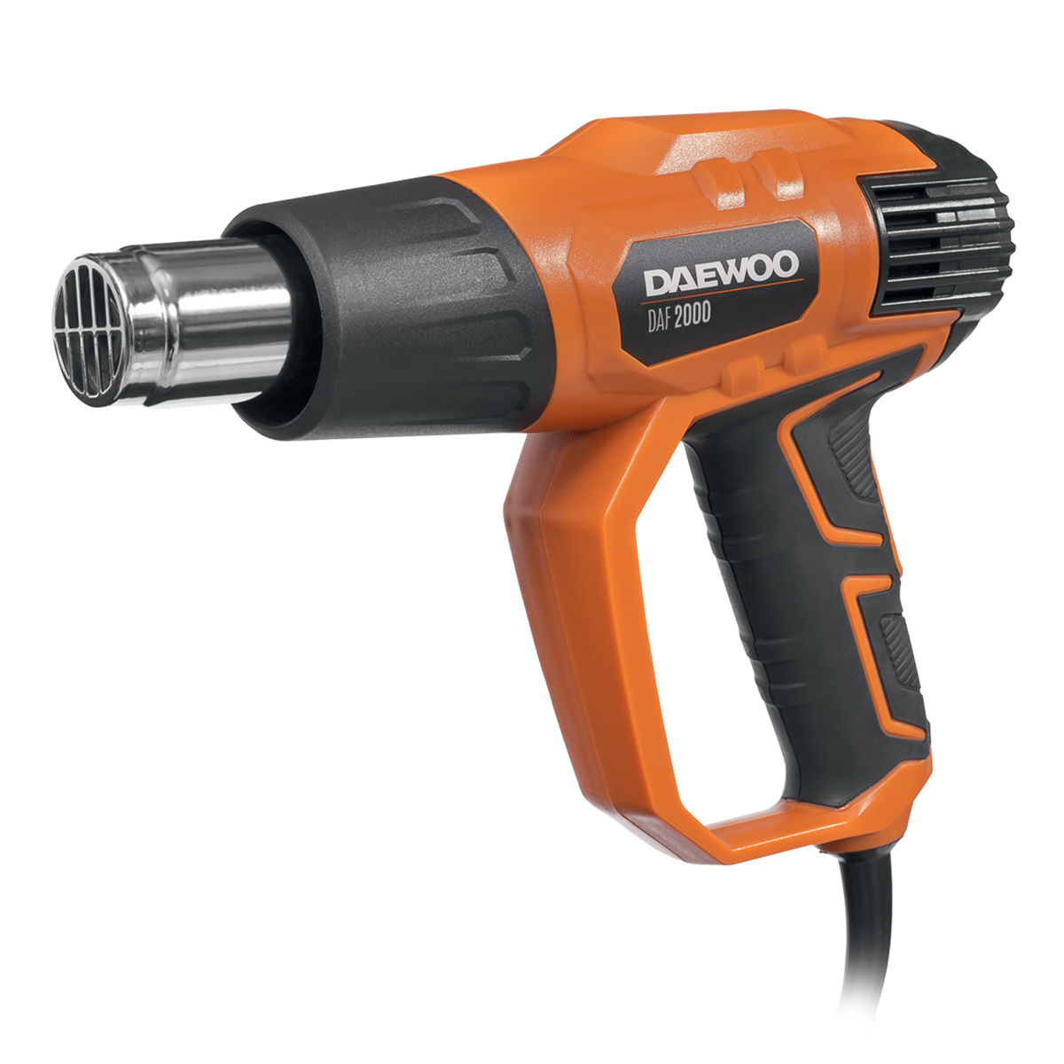 Daewoo DAF 2000 heat gun Hot air gun 500 l/min 550 °C 2000 W Black, Orange