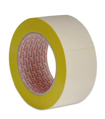 3M 91955025 duct tape Suitable for indoor use 25 m Fleece, Paper, Polypropylene (PP) Yellow