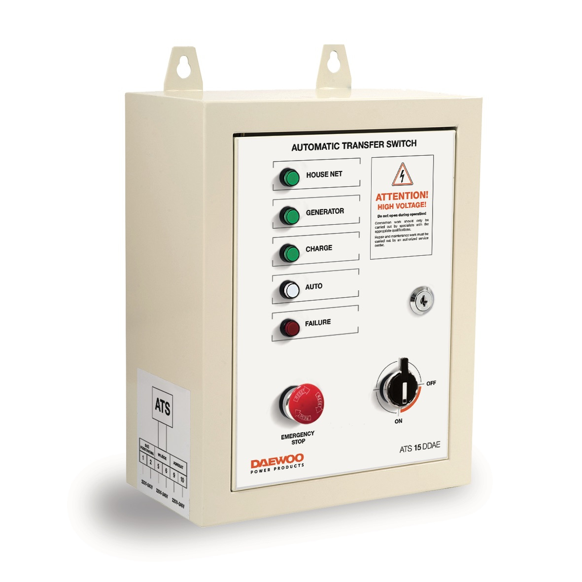 Daewoo ATS15-DDAE Automatic Transfer Switch (ATS)