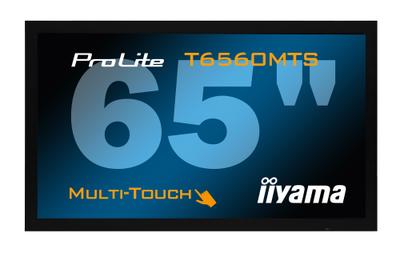 iiyama T6560MTS Signage Display 165.1 cm (65") 400 cd/m² Full HD Black Touchscreen