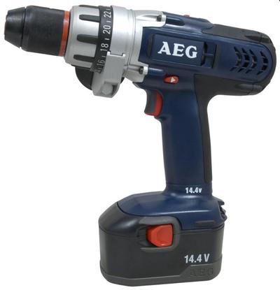 AEG BBM 14 STX Keyless 2.8 kg Black, Blue, Stainless steel