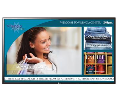 LG 42VS20 Signage Display Digital signage flat panel 106.7 cm (42") IPS 700 cd/m² Full HD Black