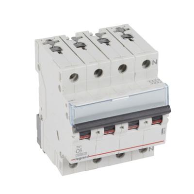 Legrand TX3 circuit breaker Miniature circuit breaker Type C 4