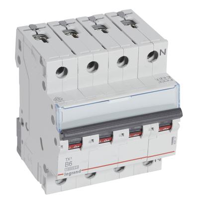 Legrand TX3 circuit breaker Miniature circuit breaker Type B 4