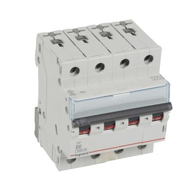 Legrand TX3 circuit breaker Miniature circuit breaker Type B 4