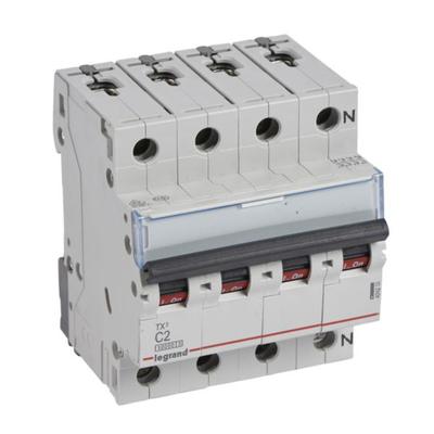 Legrand TX3 circuit breaker Miniature circuit breaker Type C 4