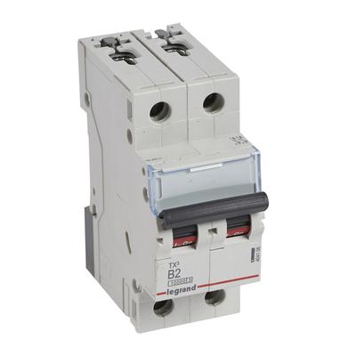 Legrand TX3 circuit breaker Miniature circuit breaker Type B 2