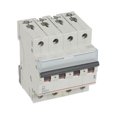 Legrand TX3 circuit breaker Miniature circuit breaker Type B 4
