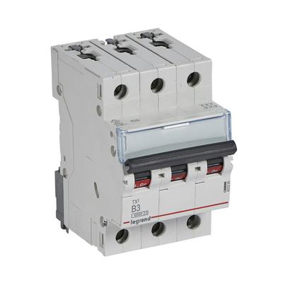 Legrand TX3 circuit breaker Miniature circuit breaker Type B 3