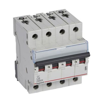Legrand TX3 circuit breaker Miniature circuit breaker Type C 4