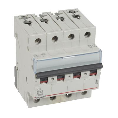Legrand TX3 circuit breaker Miniature circuit breaker Type D 4