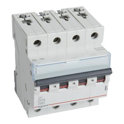Legrand TX3 circuit breaker Miniature circuit breaker Type D 4