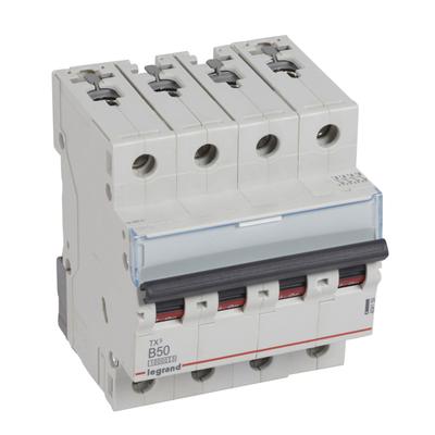 Legrand TX3 circuit breaker Miniature circuit breaker Type B 4