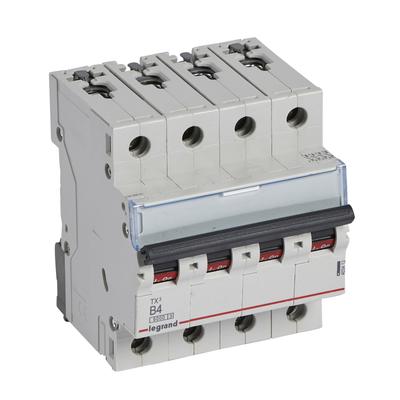 Legrand TX3 circuit breaker Miniature circuit breaker Type B 4