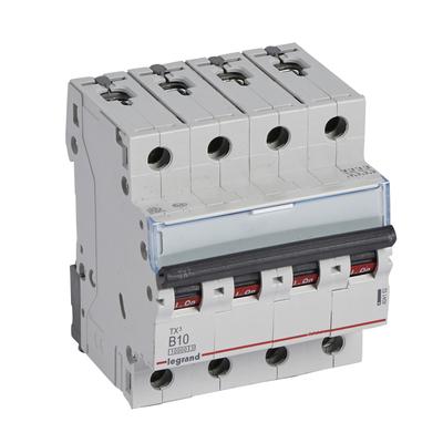 Legrand TX3 circuit breaker Miniature circuit breaker Type B 4