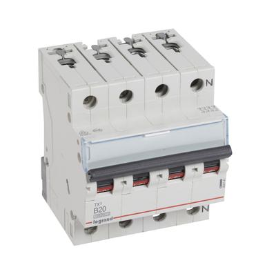 Legrand TX3 circuit breaker Miniature circuit breaker Type B 4